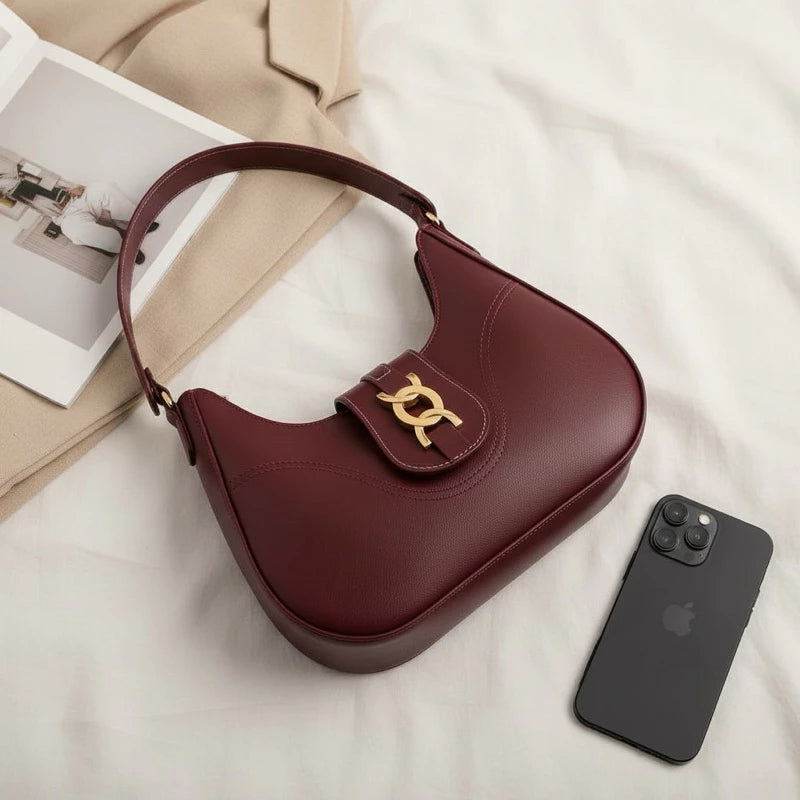 Bolsa Feminina Valena Baguete – Ombro e Transversal com Design Elegante