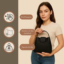Bolsa Saquinho Feminina Valena – Mão e Transversal com Divisórias Internas