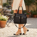 Bolsa Feminina Valena em Nylon Impermeável – Grande Capacidade para Trabalho e Dia a Dia