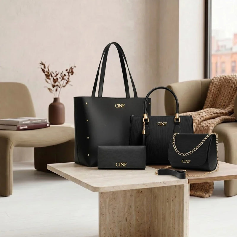Pack 4 Bolsas Femininas Valena